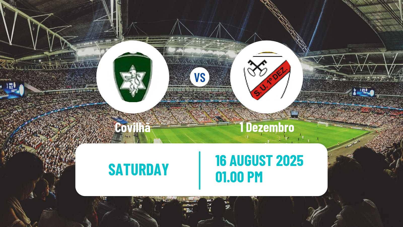 Soccer Portuguese Liga 3 Covilhã - 1 Dezembro