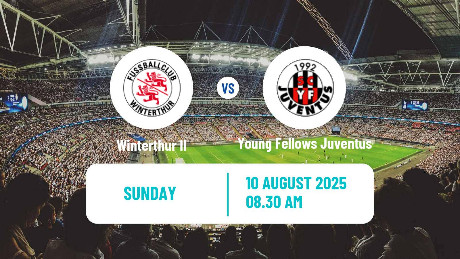 Soccer Swiss 1 Liga Classic Group 3 Winterthur II - Young Fellows Juventus