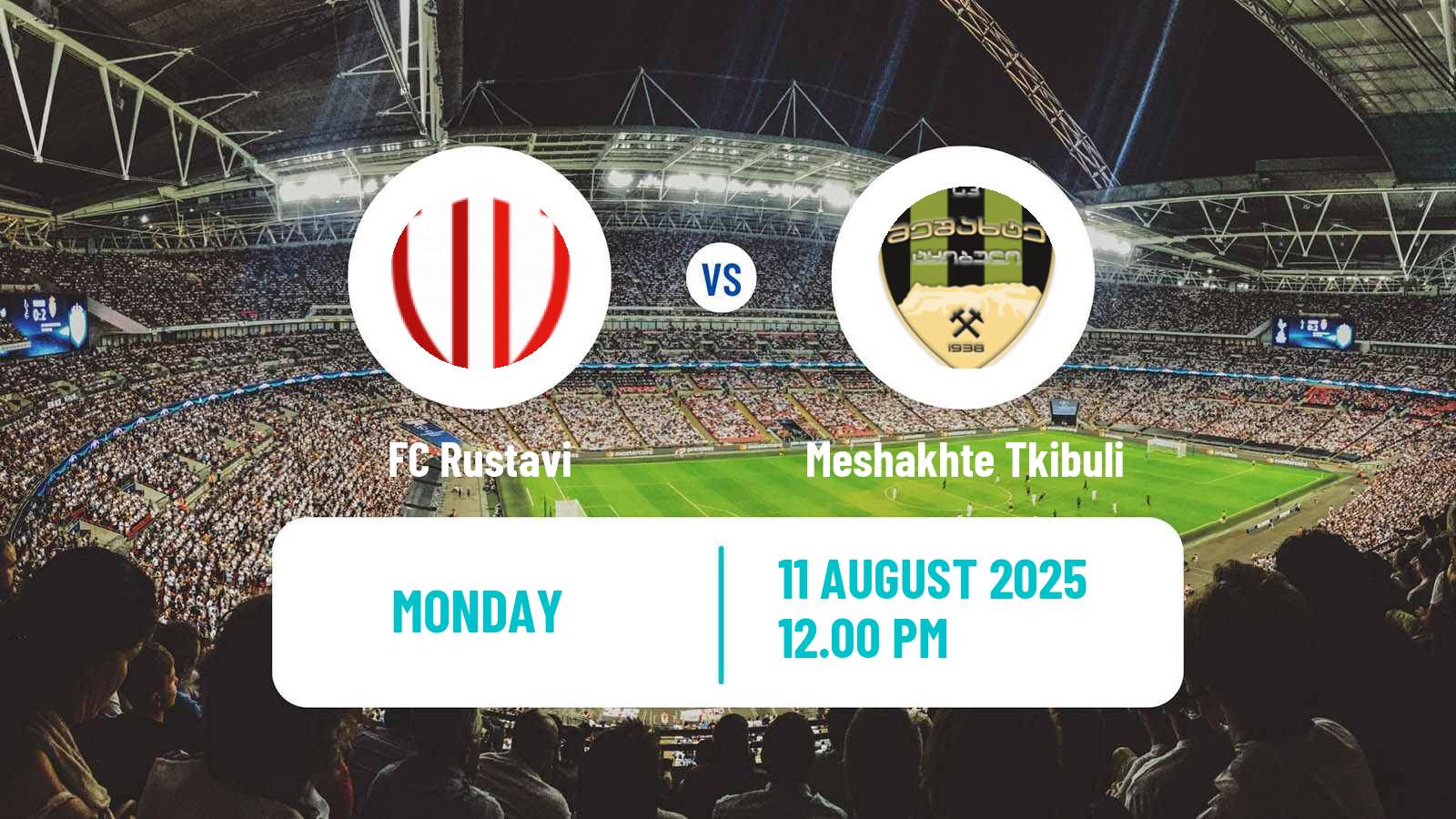 Soccer Georgian Erovnuli Liga 2 Rustavi - Meshakhte Tkibuli