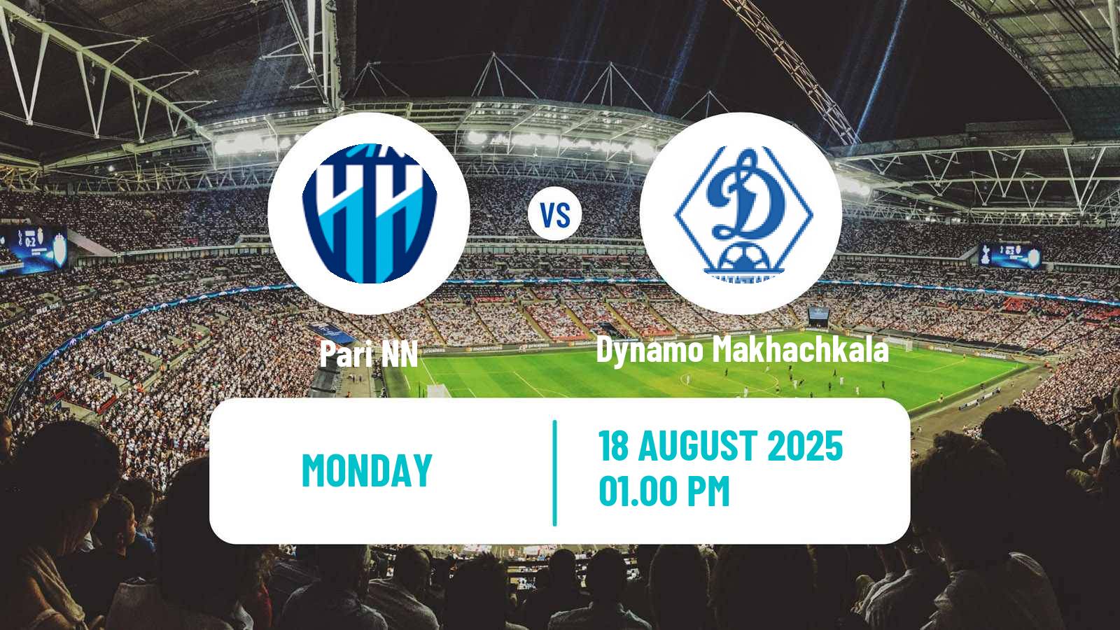 Soccer Russian Premier League Pari NN - Dynamo Makhachkala