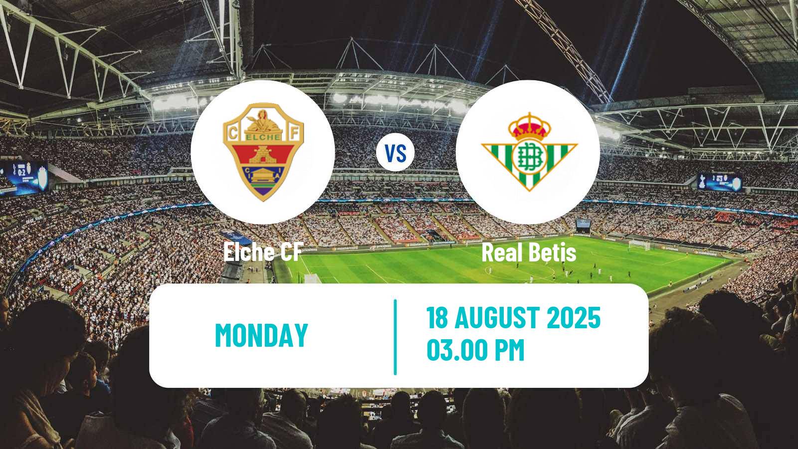 Soccer Spanish LaLiga Elche - Betis