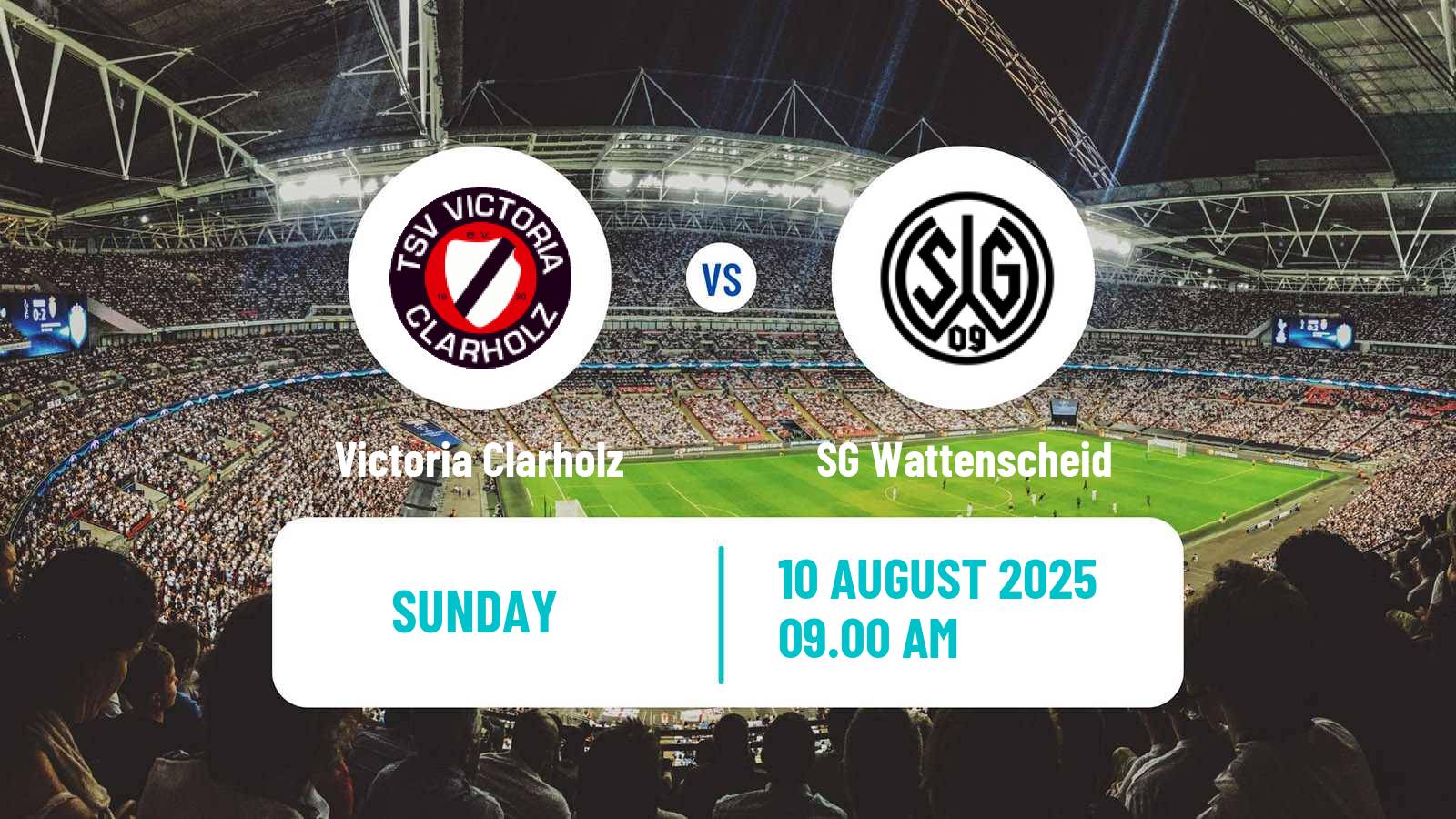 Soccer German Oberliga Westfalen Victoria Clarholz - SG Wattenscheid