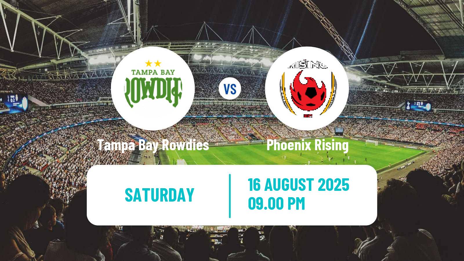 Soccer USL Championship Tampa Bay Rowdies - Phoenix Rising
