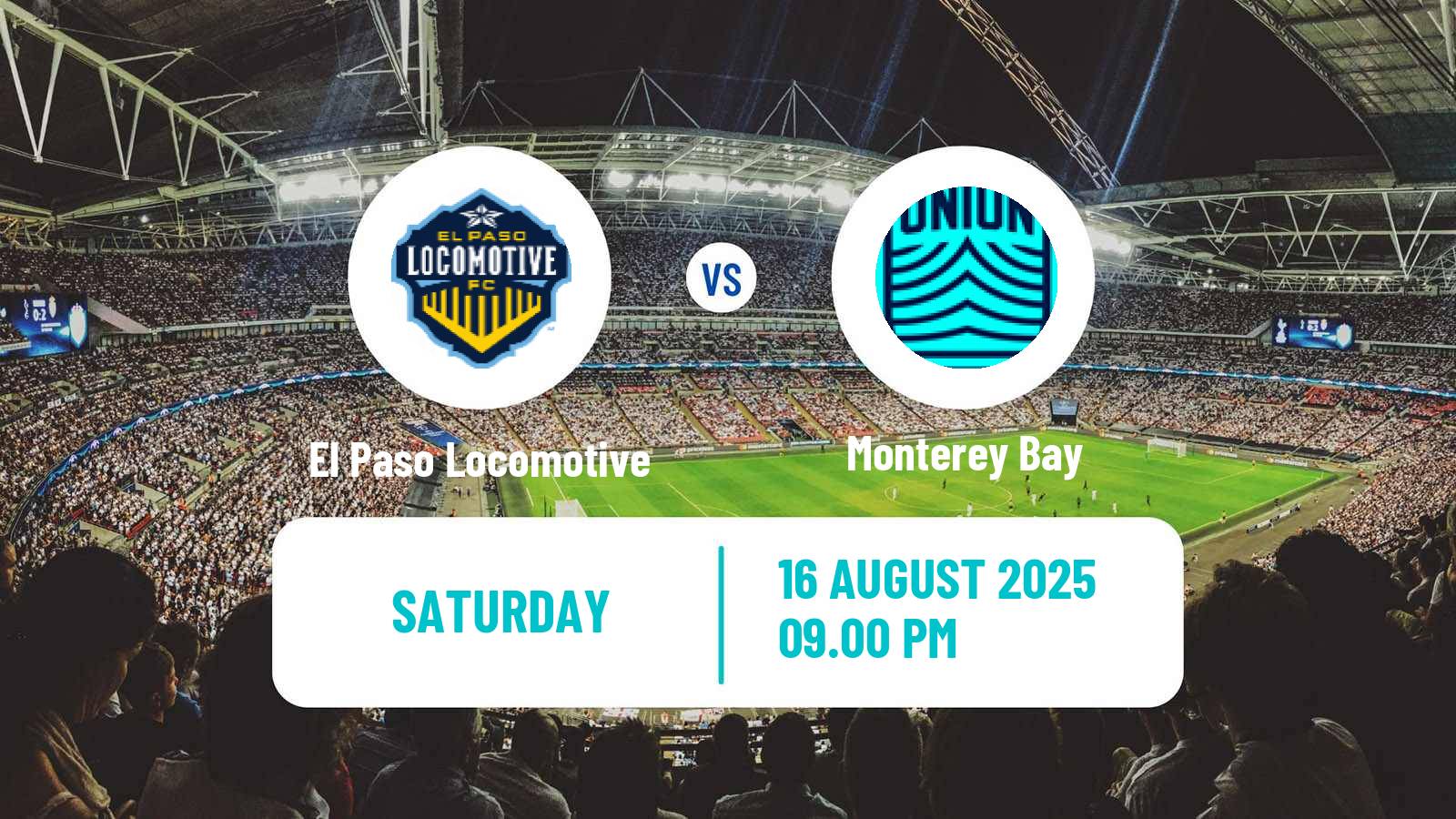 Soccer USL Championship El Paso Locomotive - Monterey Bay