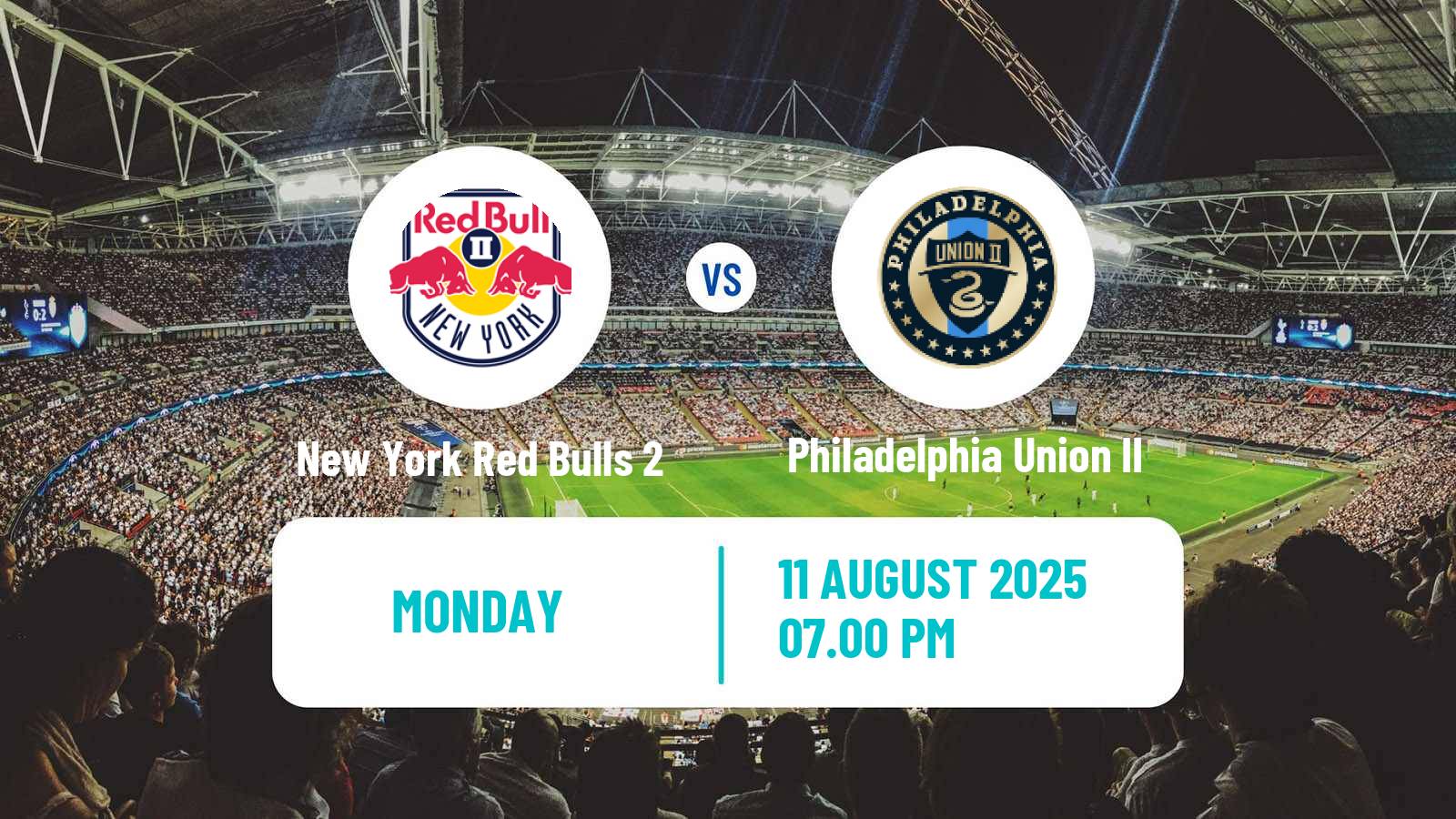 Soccer MLS Next Pro New York Red Bulls 2 - Philadelphia Union II