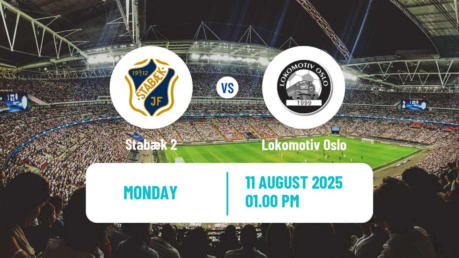 Soccer Norwegian Division 3 - Group 6 Stabæk 2 - Lokomotiv Oslo