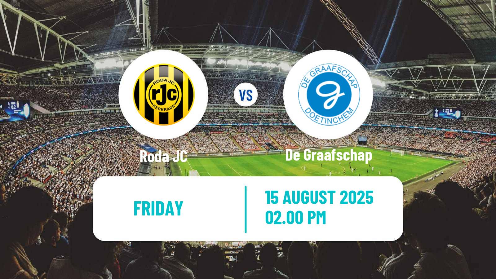 Soccer Dutch Eerste Divisie Roda - De Graafschap