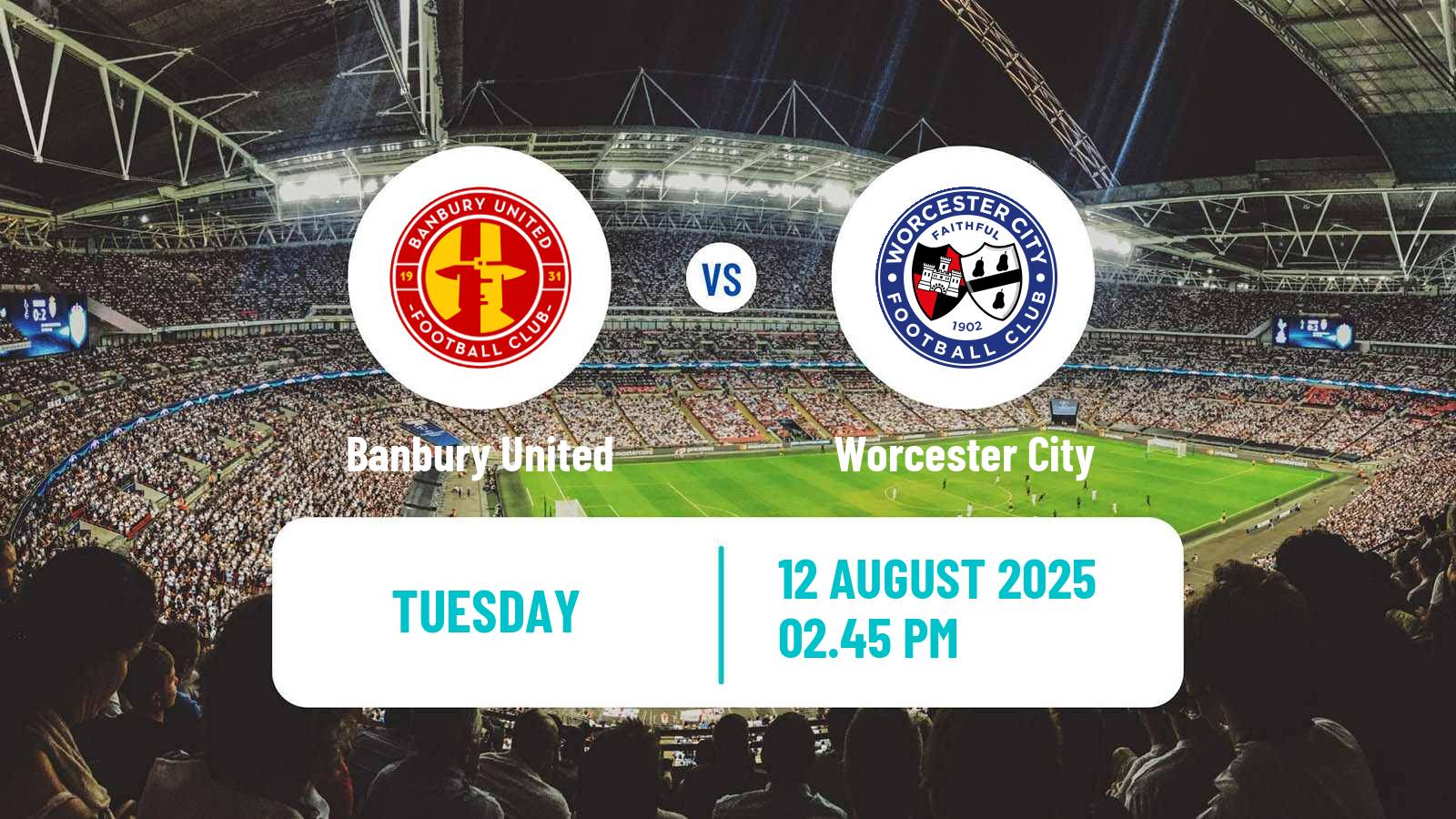 Soccer English Southern League Central Division Banbury United - Worcester City