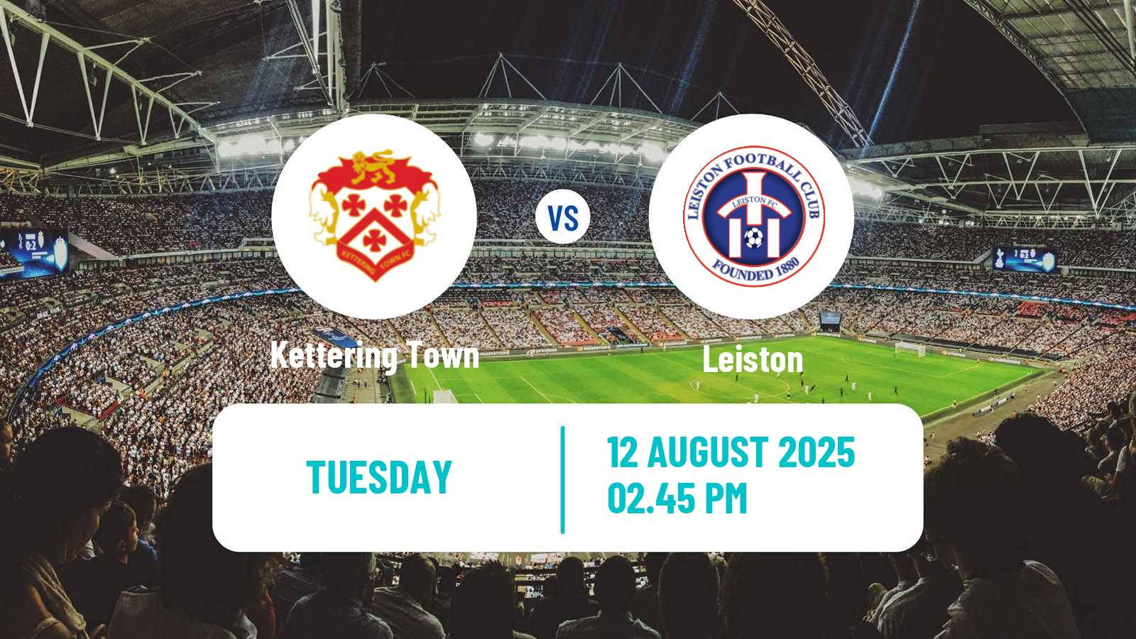 Soccer English Southern League Central Division Kettering Town - Leiston