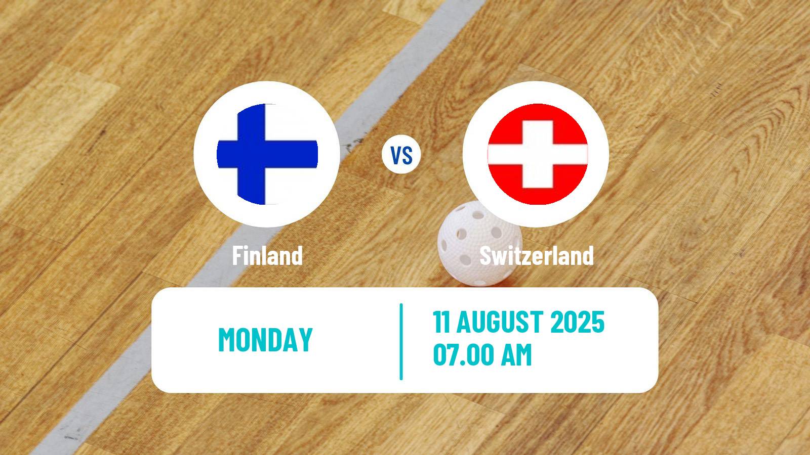 Floorball World Games Floorball Finland - Switzerland