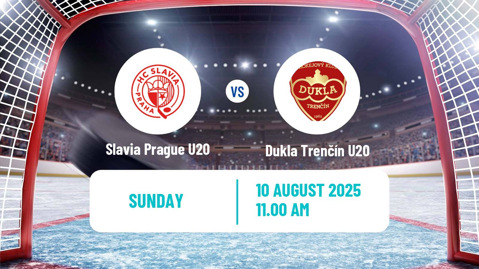 Hockey Club Friendly Ice Hockey Slavia Prague U20 - Dukla Trenčín U20