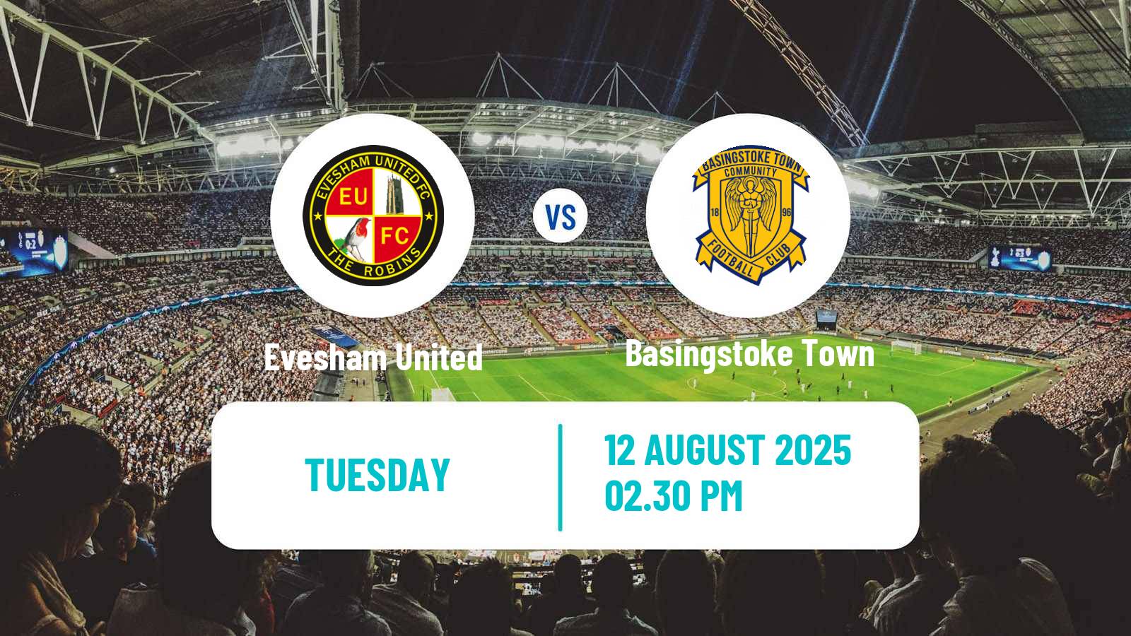Soccer English Southern League South Division Evesham United - Basingstoke Town