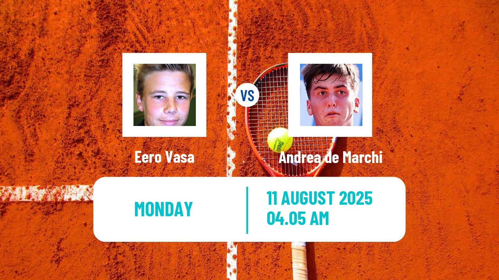 Tennis Todi Challenger Men Eero Vasa - Andrea de Marchi