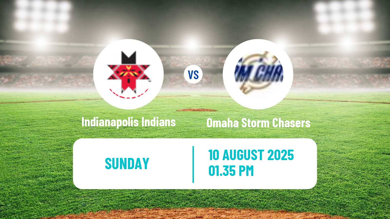 Baseball IL Indianapolis Indians - Omaha Storm Chasers