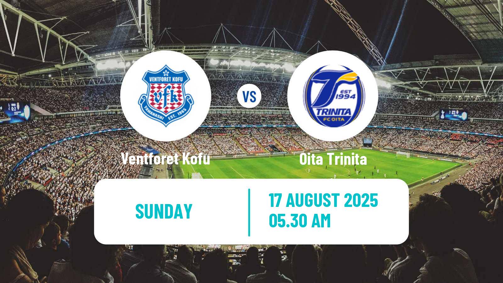 Soccer Japan J2 League Ventforet Kofu - Oita Trinita