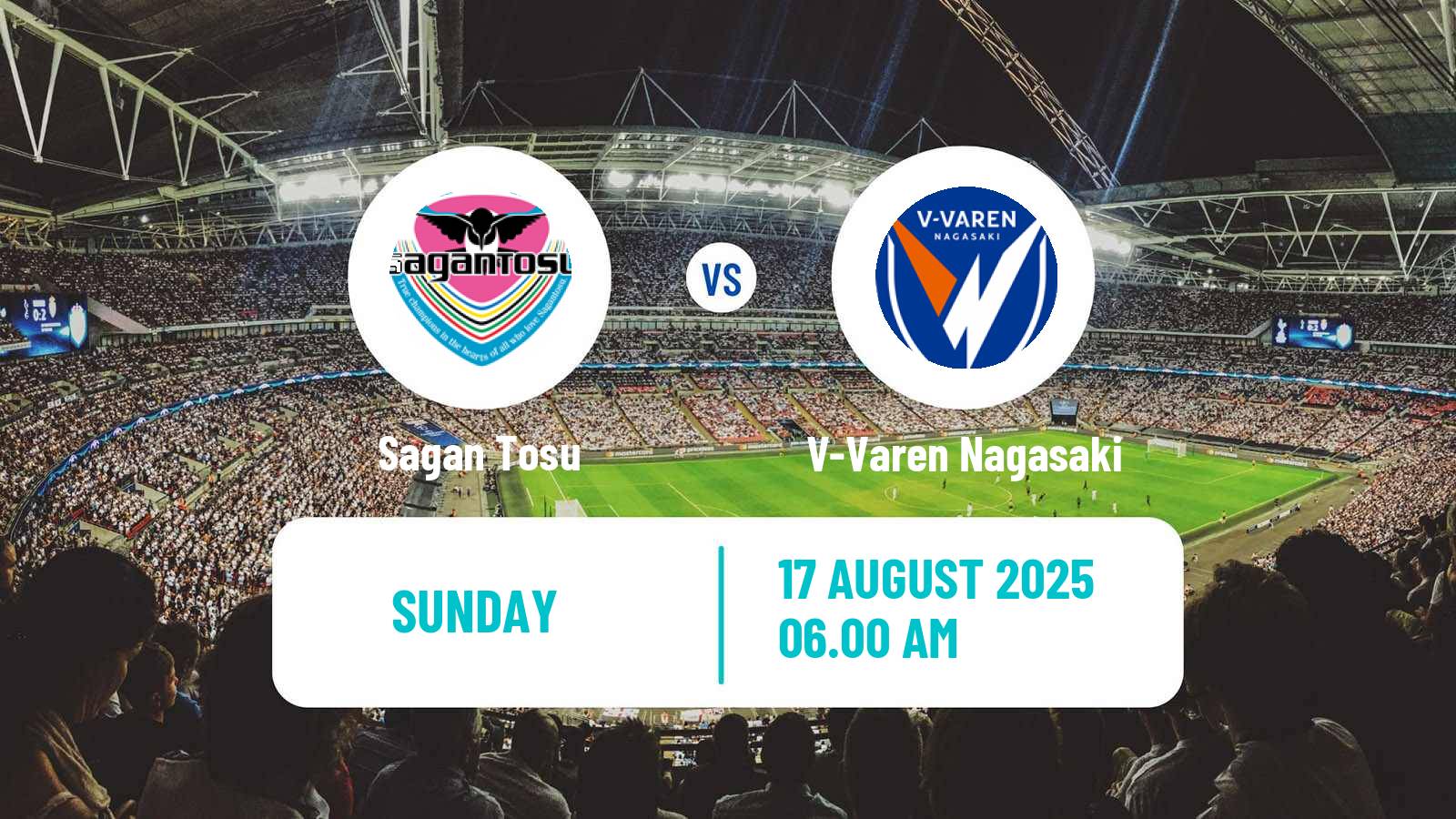 Soccer Japan J2 League Sagan Tosu - V-Varen Nagasaki