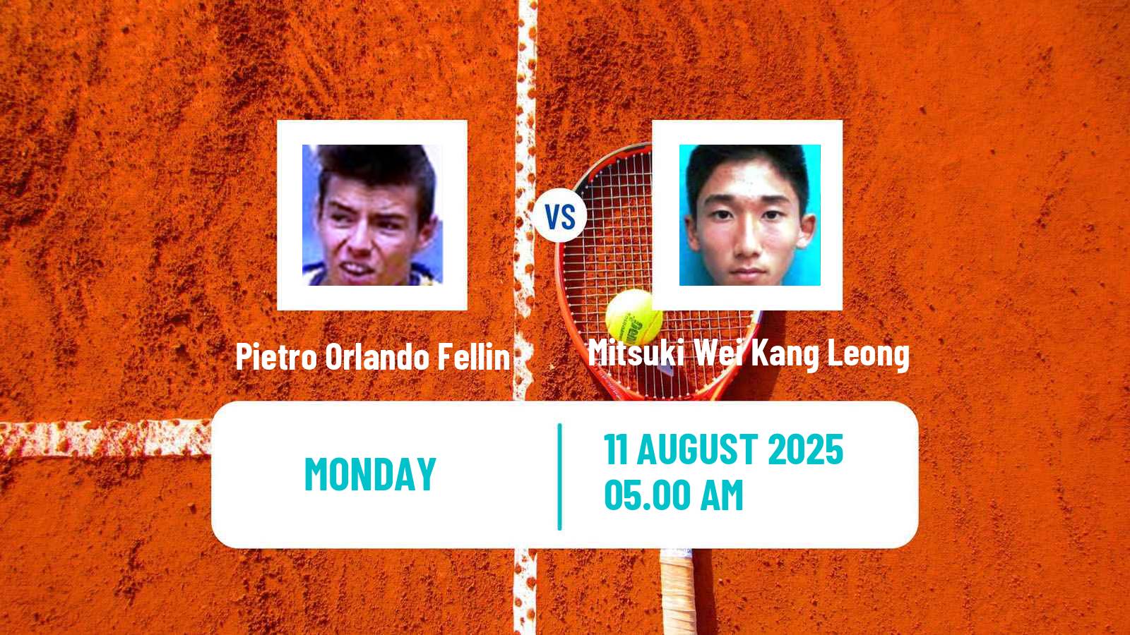 Tennis Hersonissos 3 Challenger Men Pietro Orlando Fellin - Mitsuki Wei Kang Leong