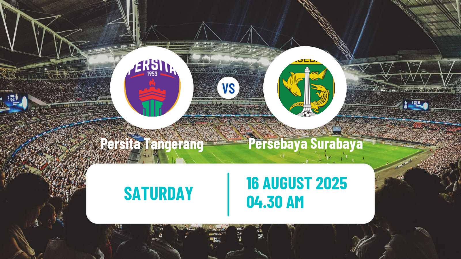 Soccer Indonesian Liga 1 Persita Tangerang - Persebaya Surabaya