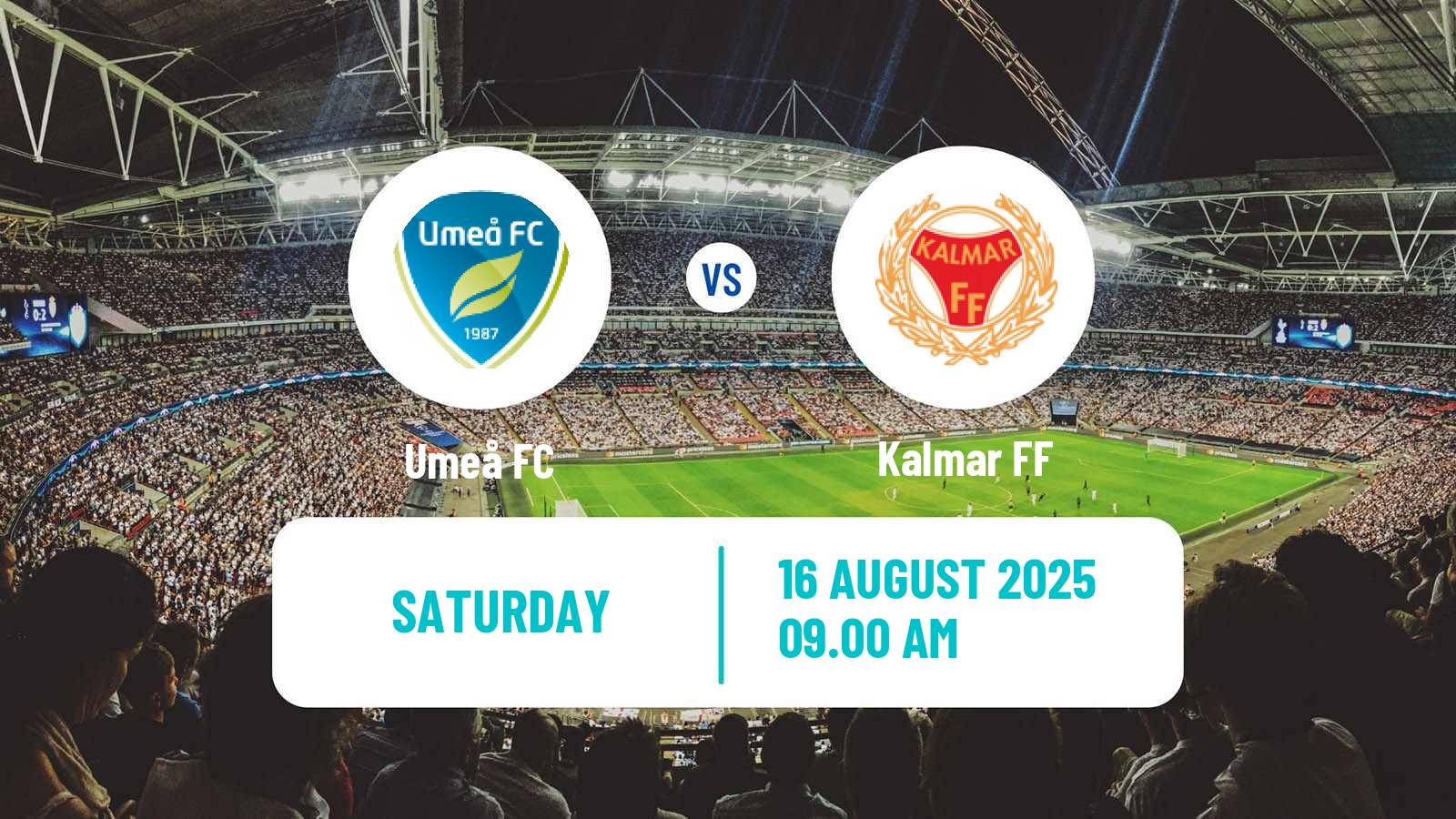 Soccer Swedish Superettan Umeå - Kalmar