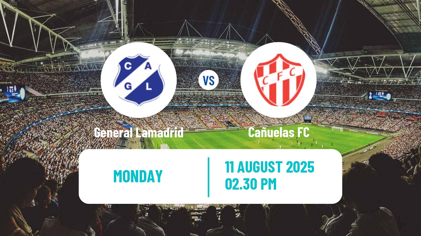 Soccer Argentinian Primera C General Lamadrid - Cañuelas