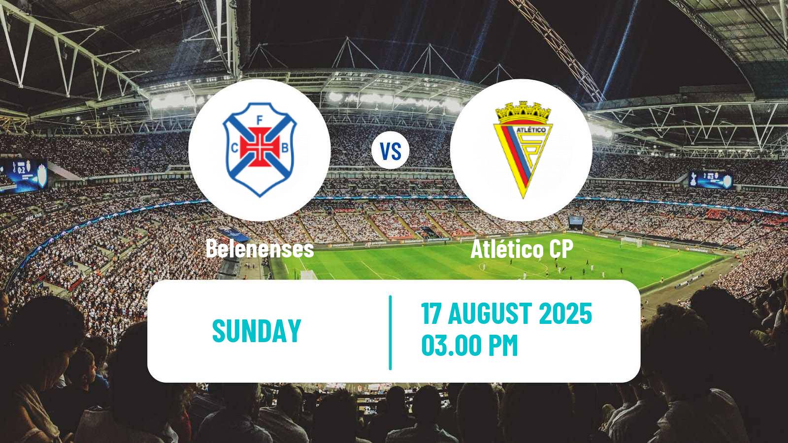 Soccer Portuguese Liga 3 Belenenses - Atlético CP