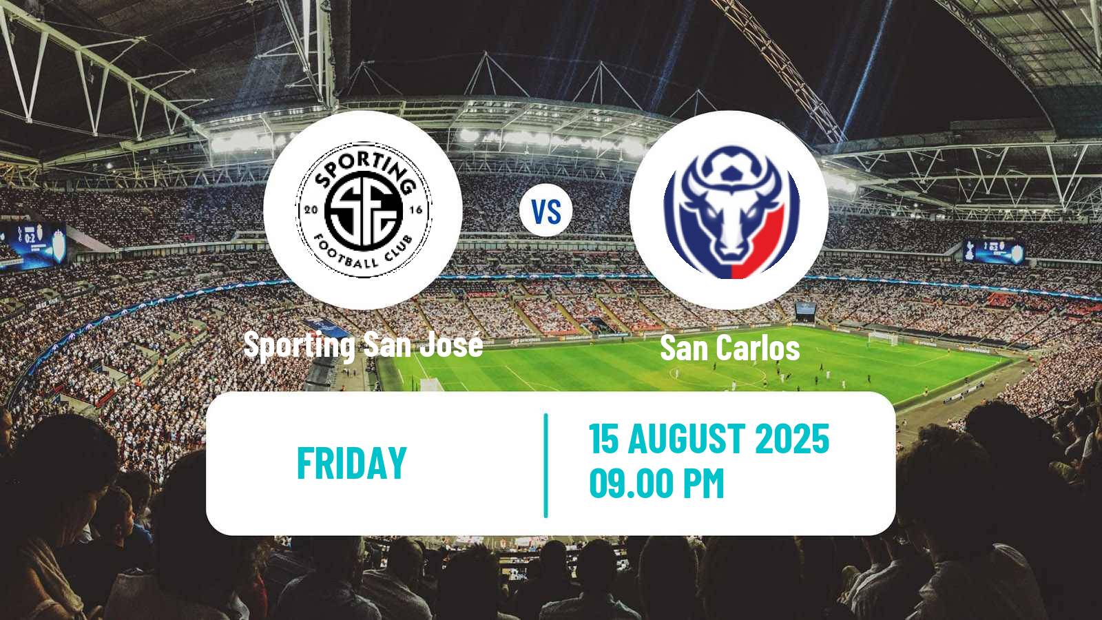 Soccer Costa Rican Primera Division Sporting San José - San Carlos