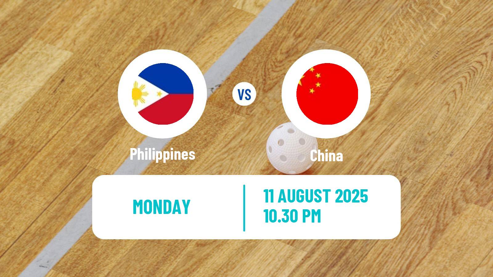 Floorball World Games Floorball Philippines - China