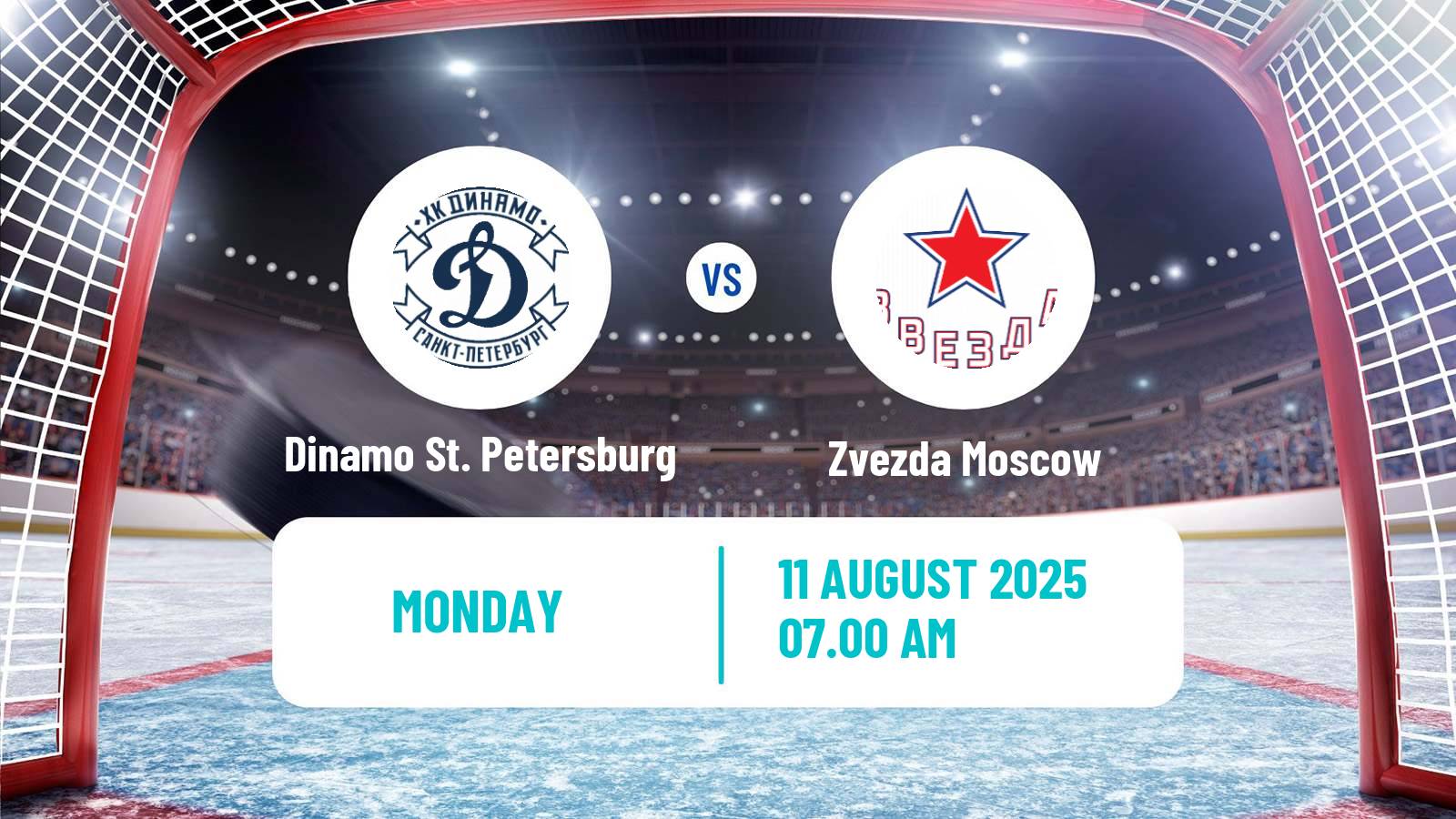 Hockey Club Friendly Ice Hockey Dinamo St. Petersburg - Zvezda Moscow