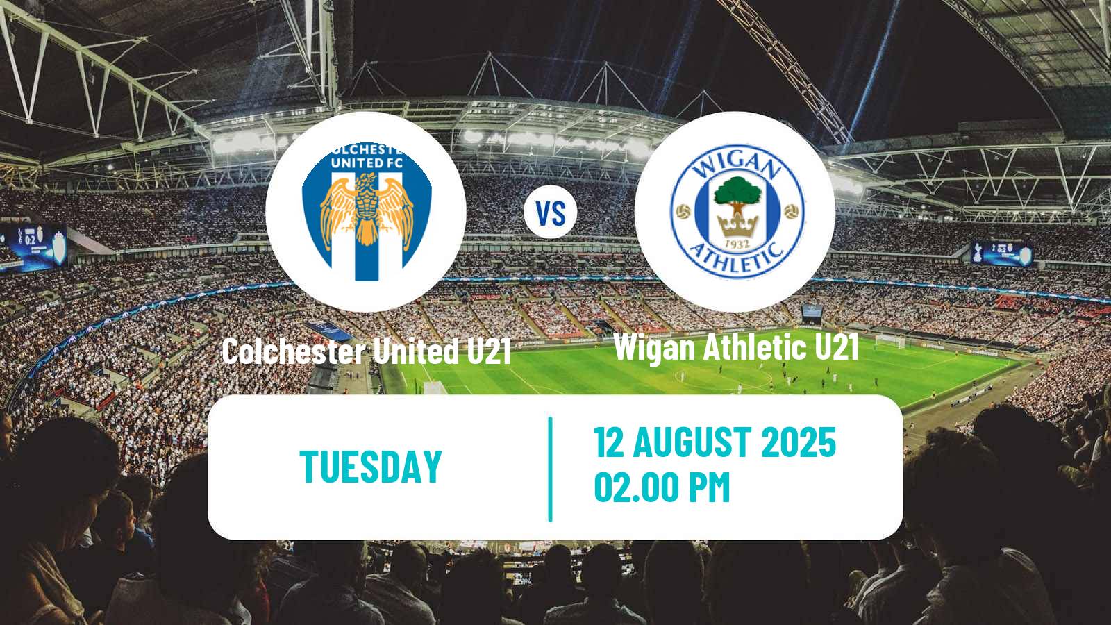 Soccer English Professional Development League Colchester United U21 - Wigan Athletic U21