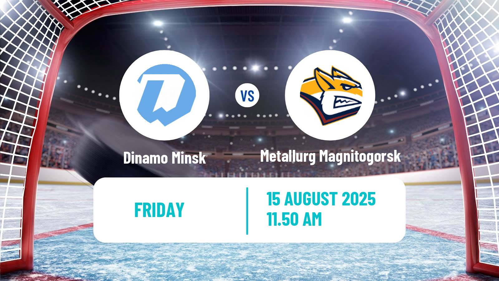 Hockey Club Friendly Ice Hockey Dinamo Minsk - Metallurg Magnitogorsk