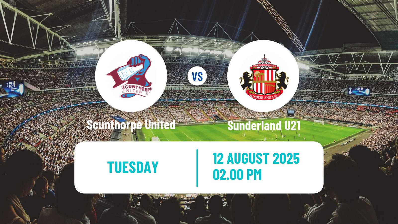 Soccer English National League Cup Scunthorpe United - Sunderland U21