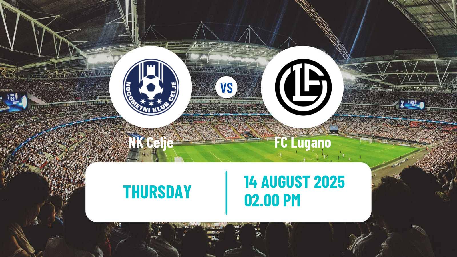 Soccer UEFA Europa Conference League Celje - Lugano