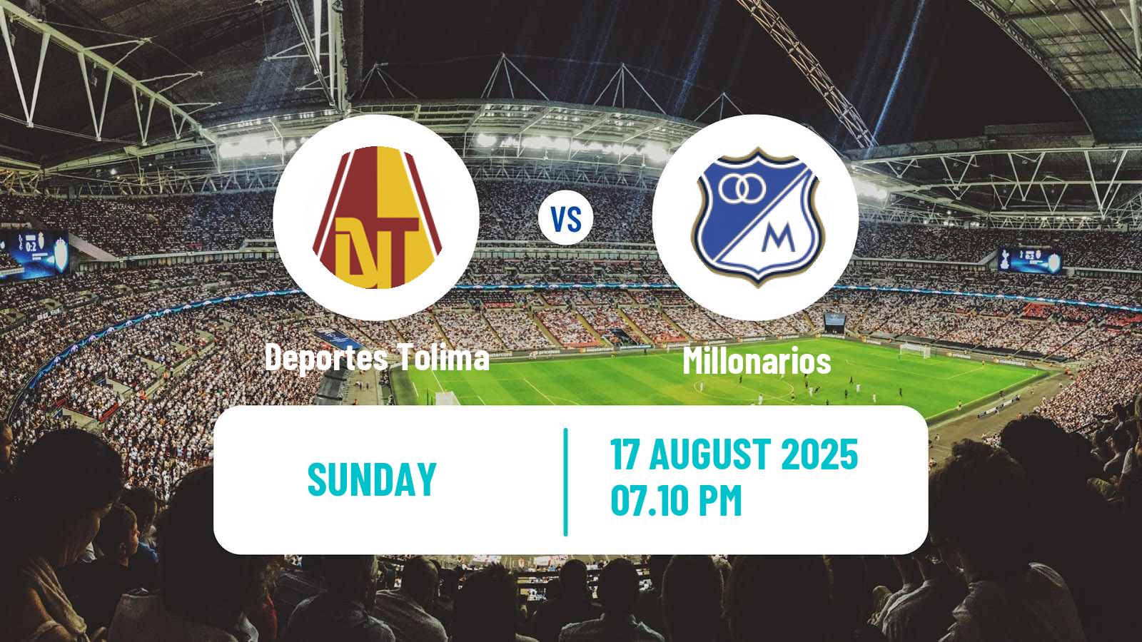 Soccer Colombian Primera A Deportes Tolima - Millonarios