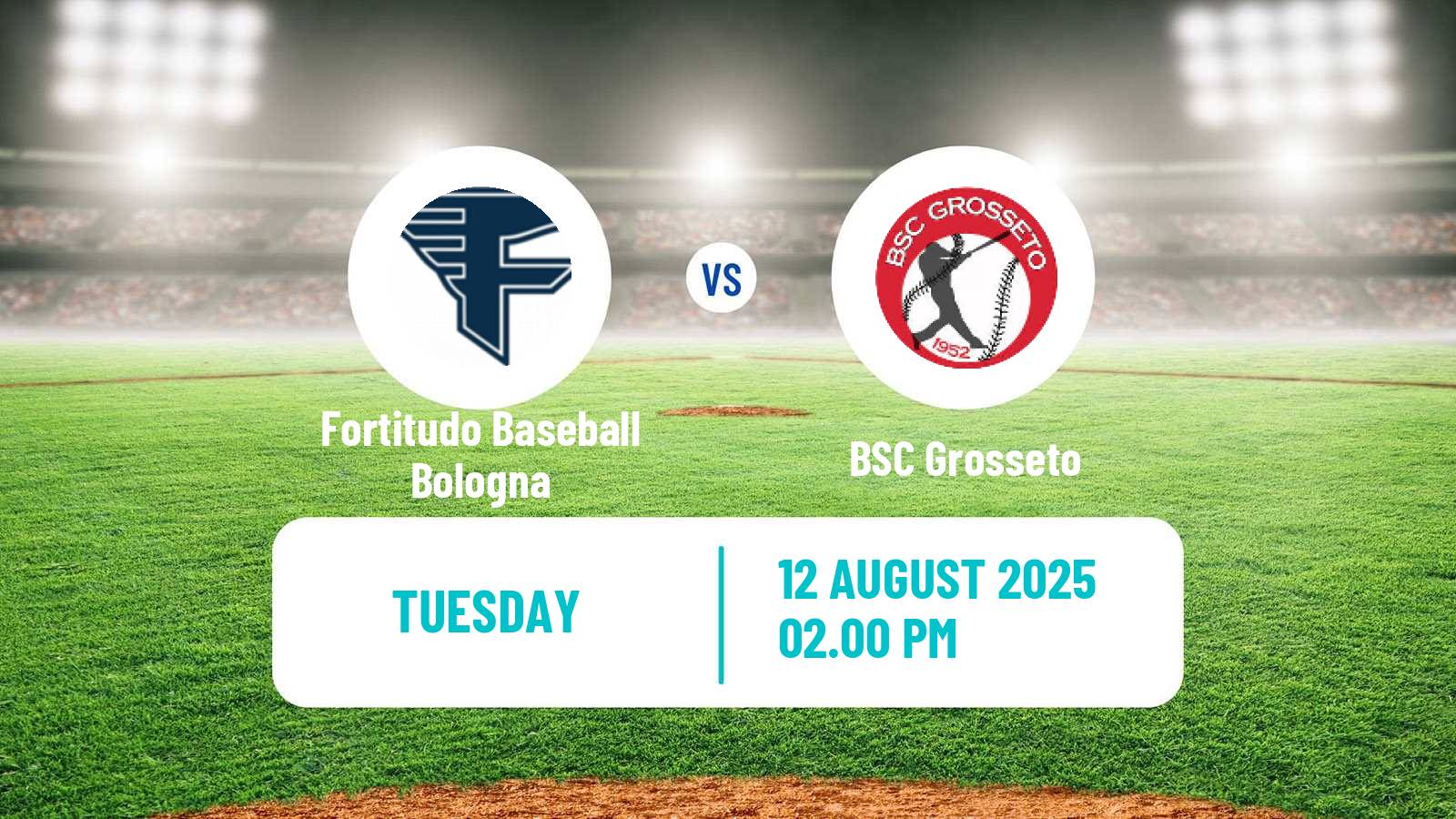 Baseball Italian Serie A1 Baseball Fortitudo Baseball Bologna - BSC Grosseto