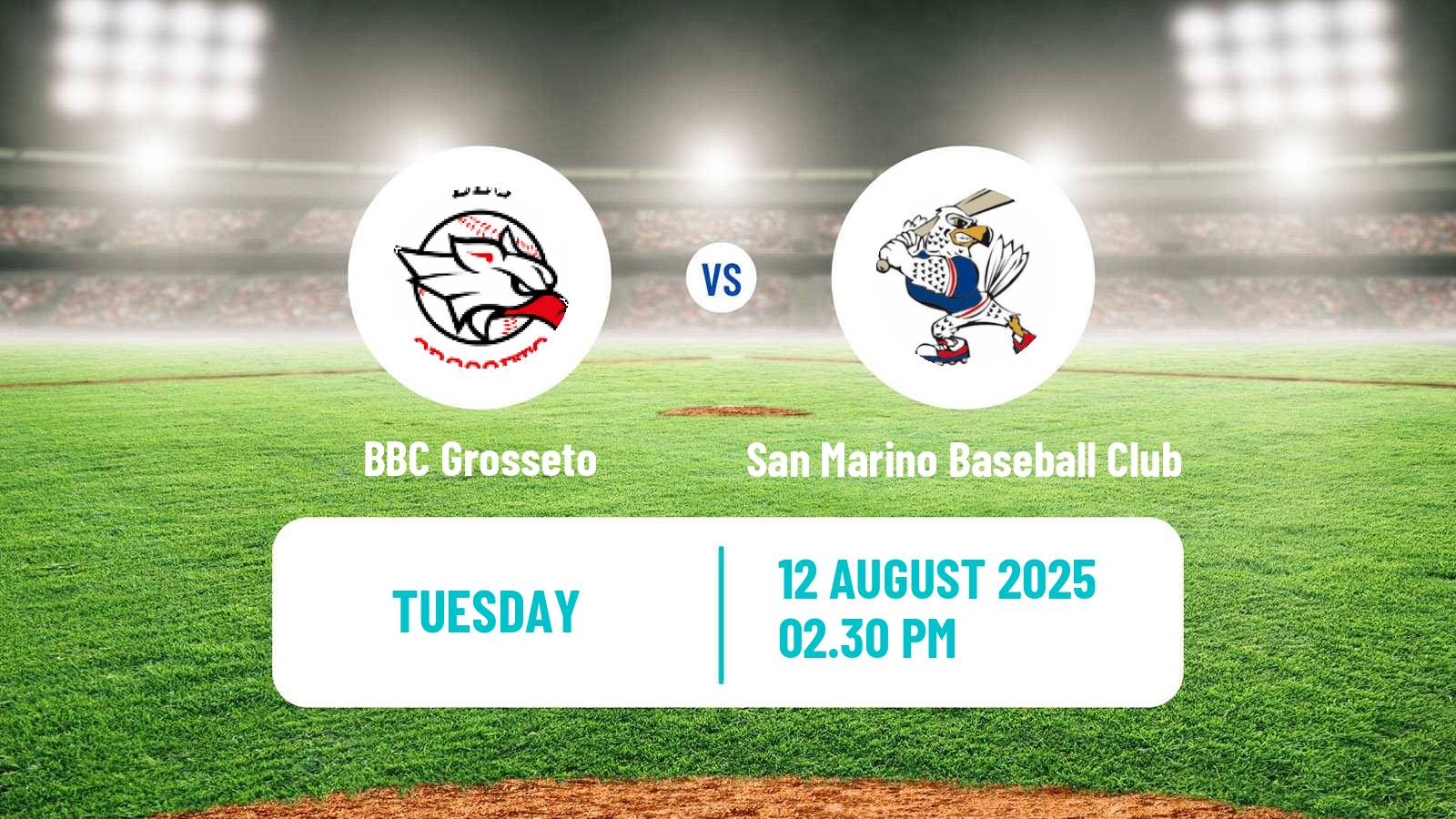 Baseball Italian Serie A1 Baseball Grosseto - San Marino Baseball Club