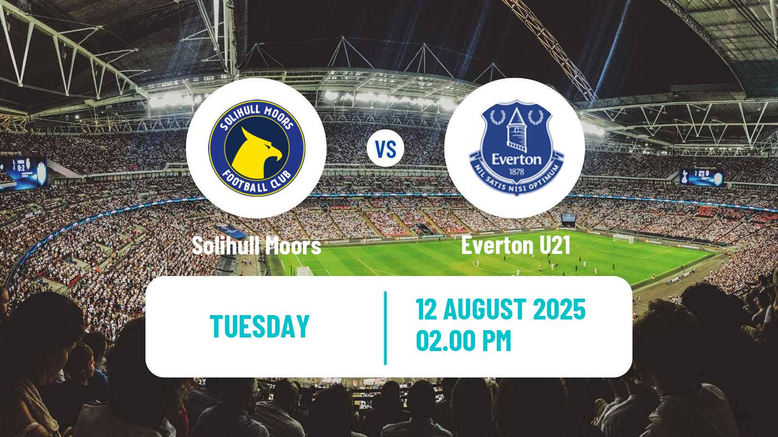 Soccer English National League Cup Solihull Moors - Everton U21