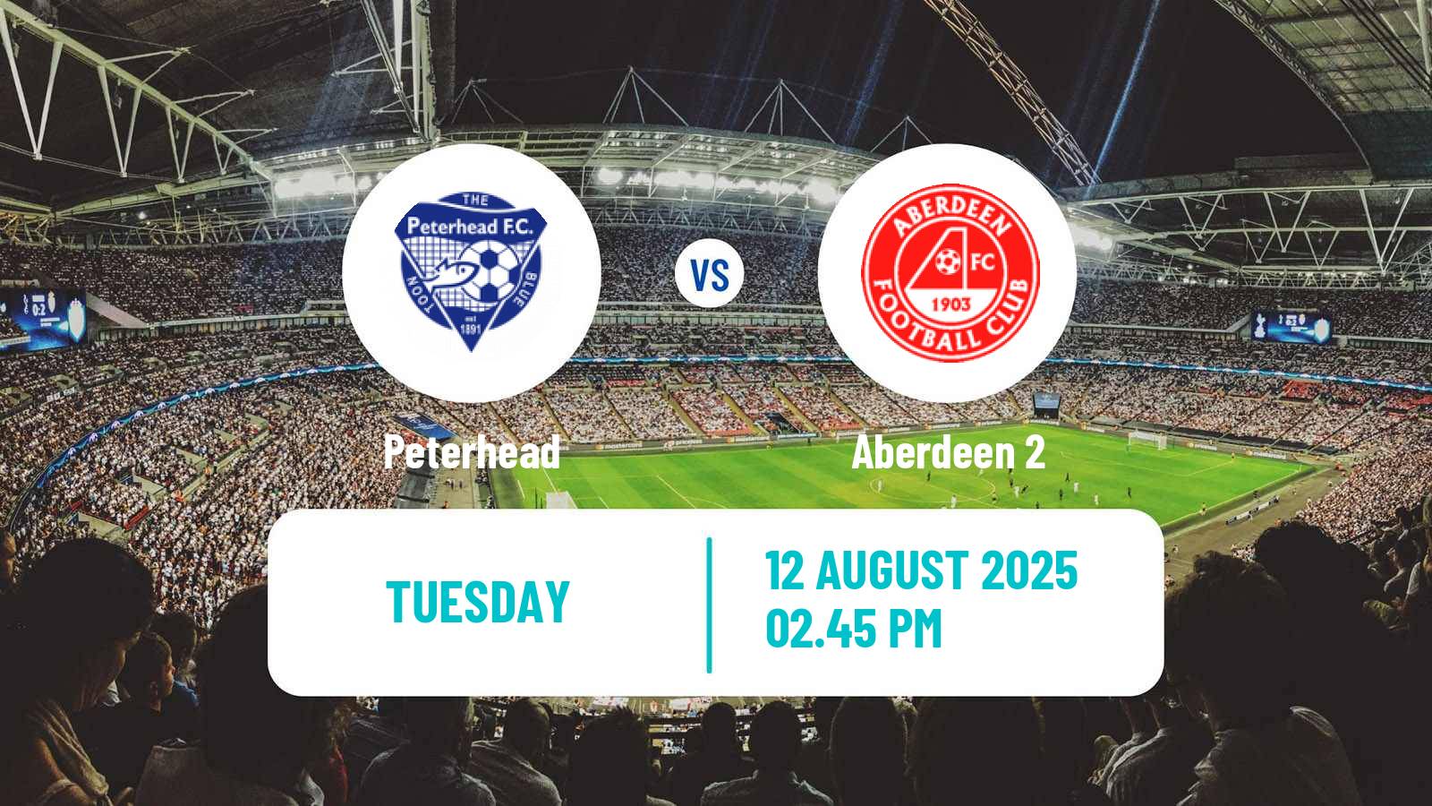 Soccer Scottish Challenge Cup Peterhead - Aberdeen 2