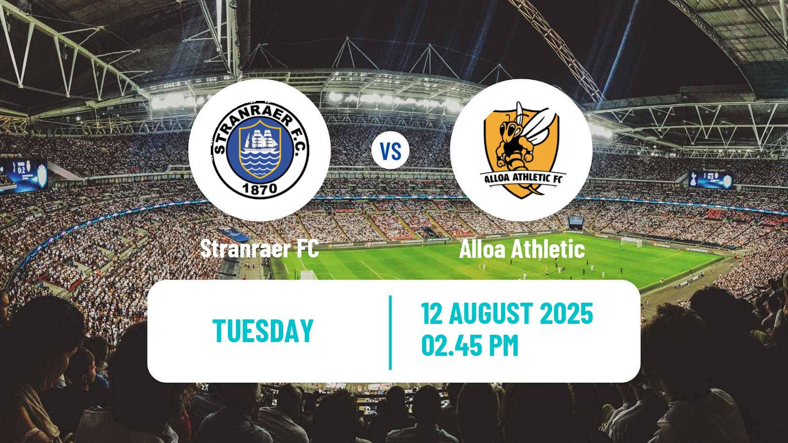Soccer Scottish Challenge Cup Stranraer - Alloa Athletic