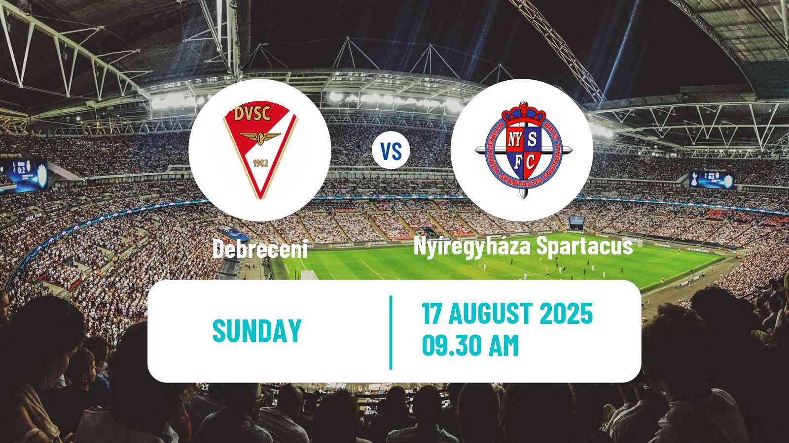 Soccer Hungarian NB I Debreceni - Nyíregyháza Spartacus