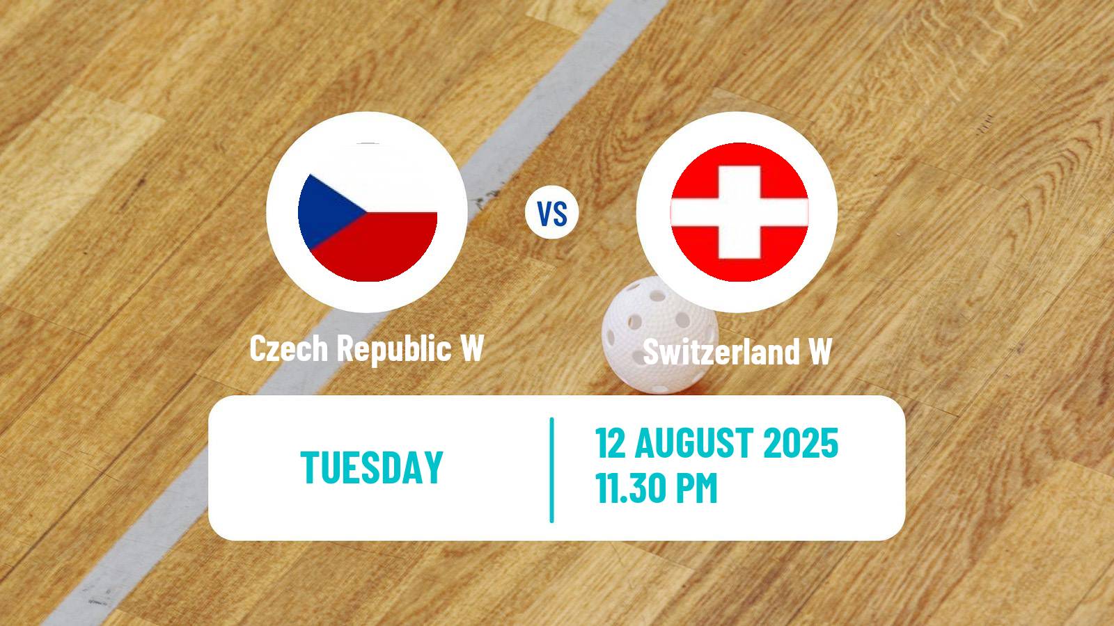 Floorball World Games Floorball Women Czech Republic W - Switzerland W