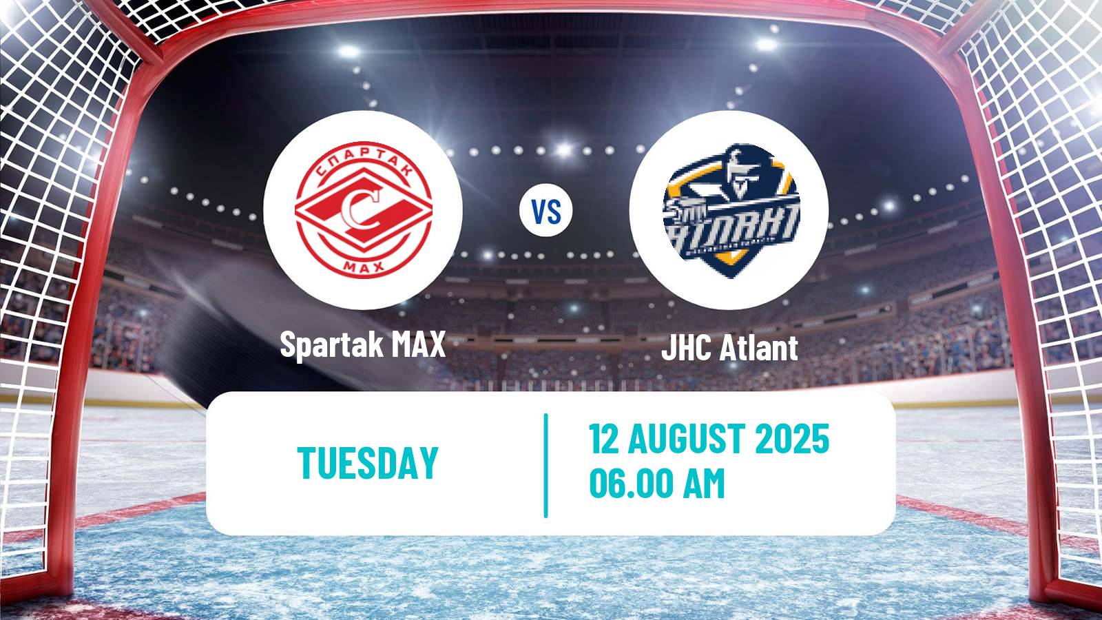 Hockey Club Friendly Ice Hockey Spartak MAX - Atlant