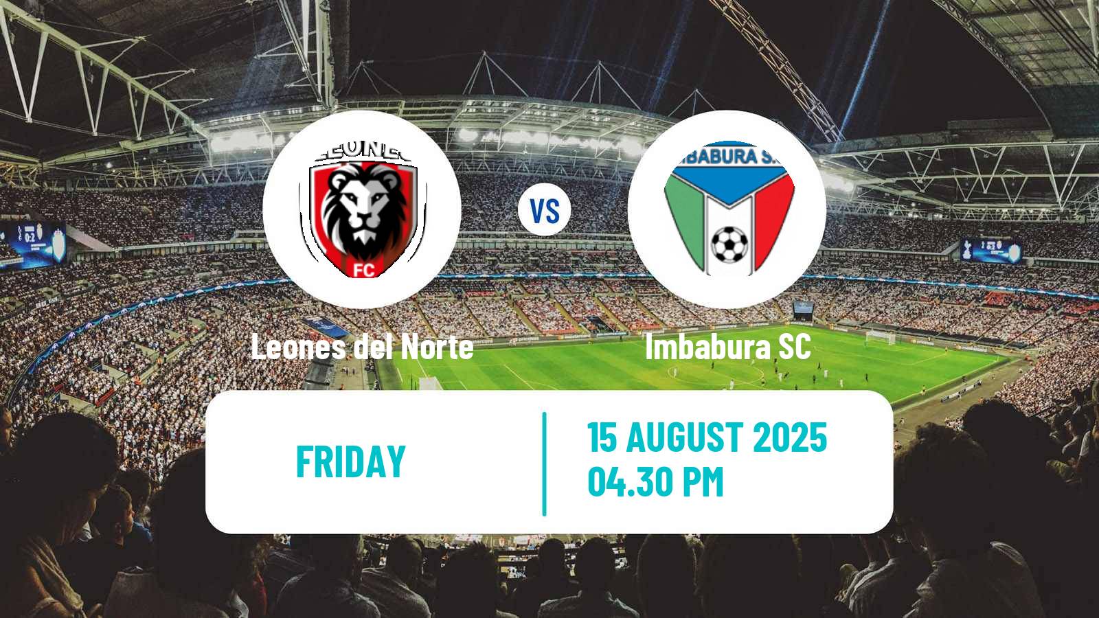 Soccer Ecuadorian Serie B Leones del Norte - Imbabura
