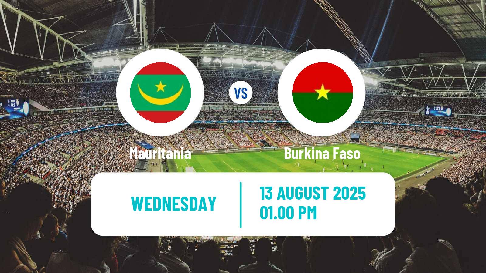 Soccer African Nations Championship Mauritania - Burkina Faso