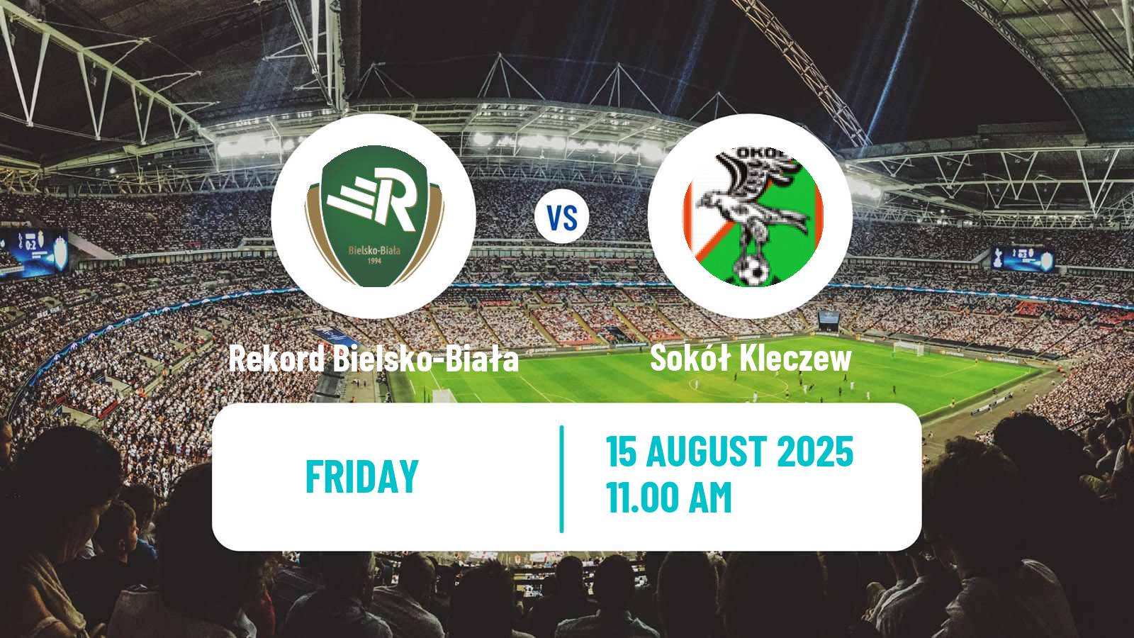 Soccer Polish Division 2 Rekord Bielsko-Biała - Sokół Kleczew