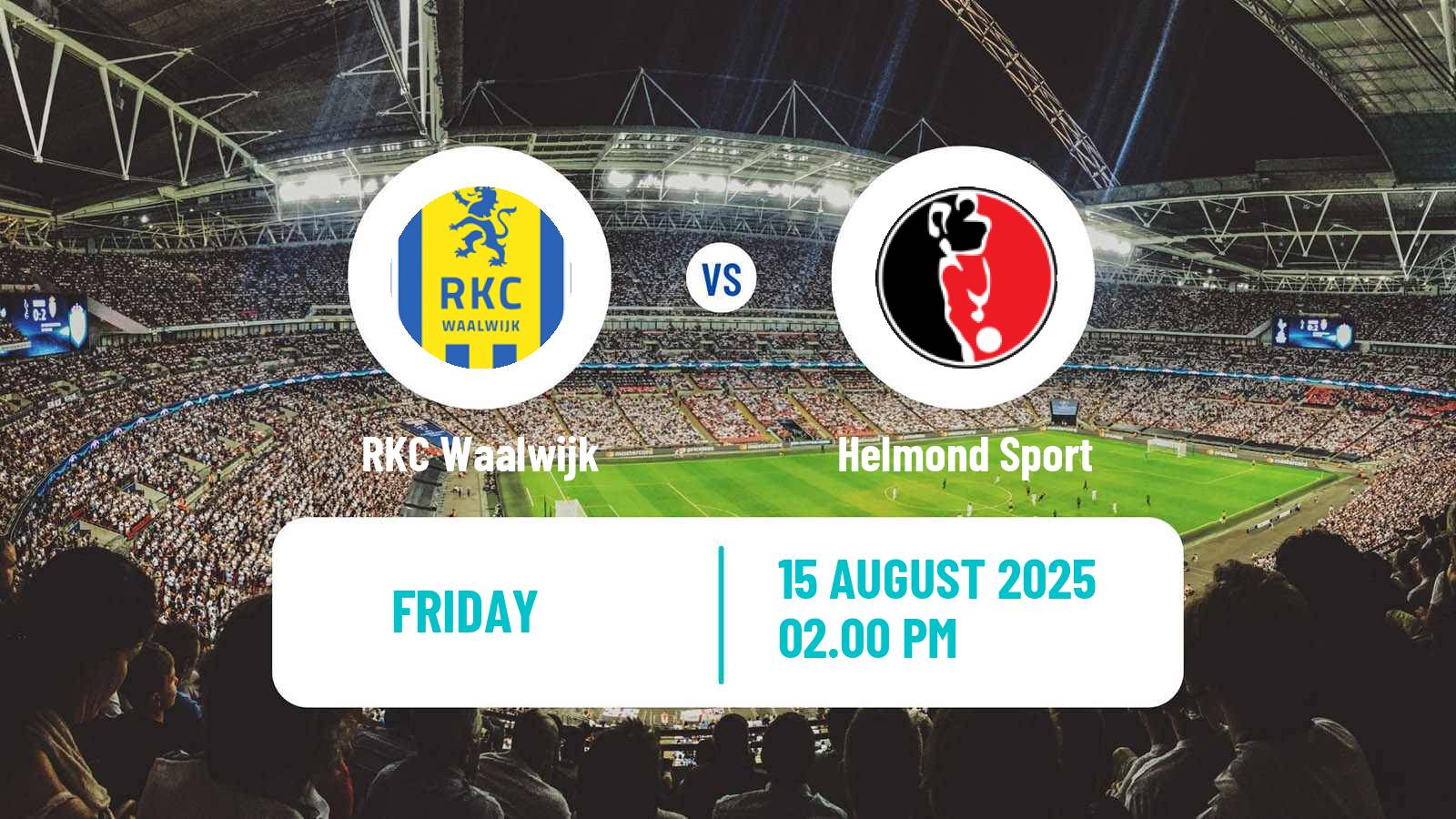 Soccer Dutch Eerste Divisie Waalwijk - Helmond Sport