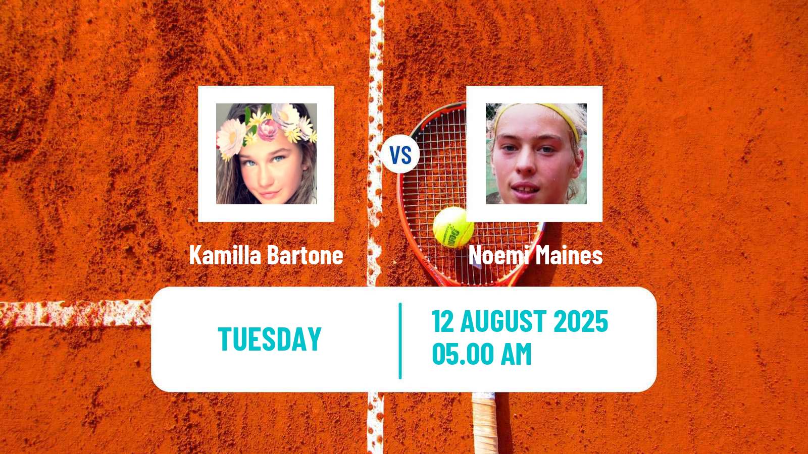 Tennis ITF W15 Otopeni Women Kamilla Bartone - Noemi Maines