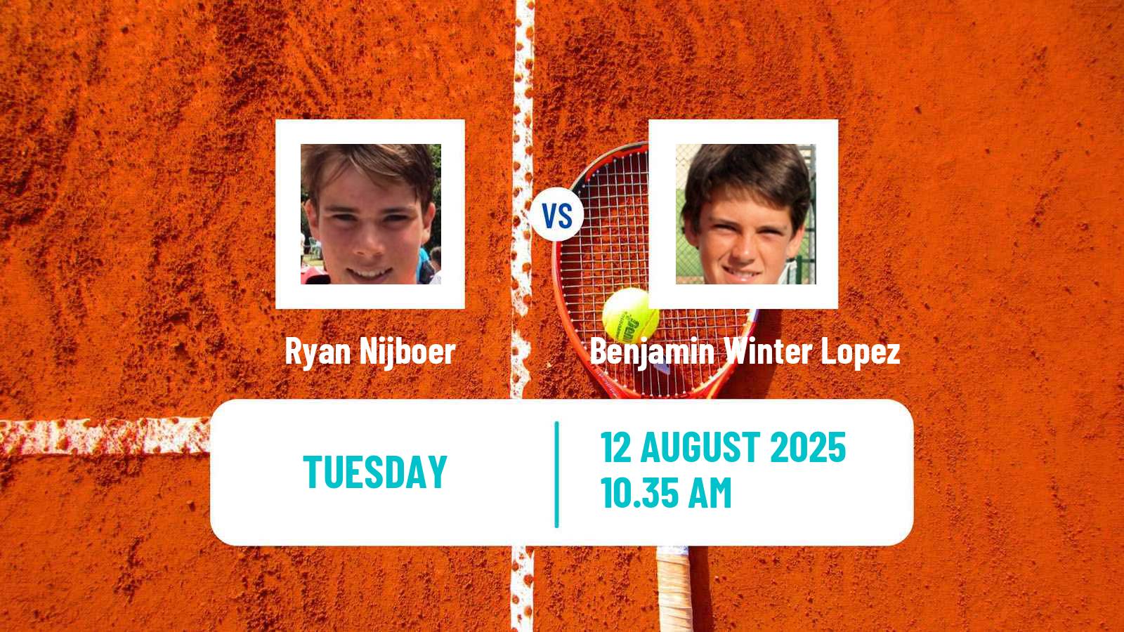 Tennis ITF M25 Gijon Men 2025 Ryan Nijboer - Benjamin Winter Lopez
