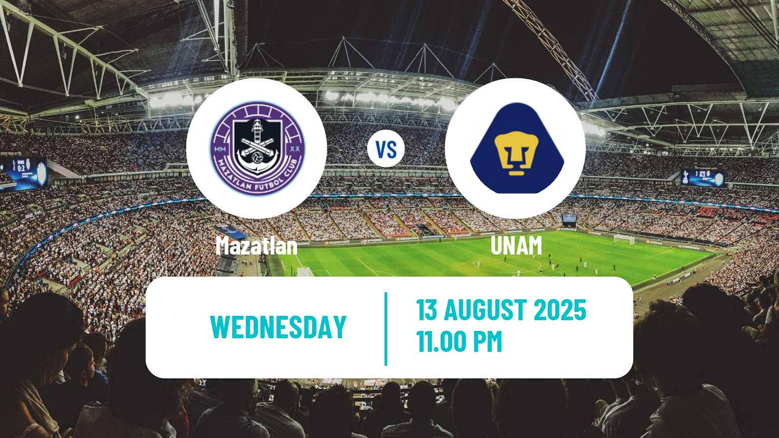 Soccer Mexican Liga MX Women Mazatlan - UNAM
