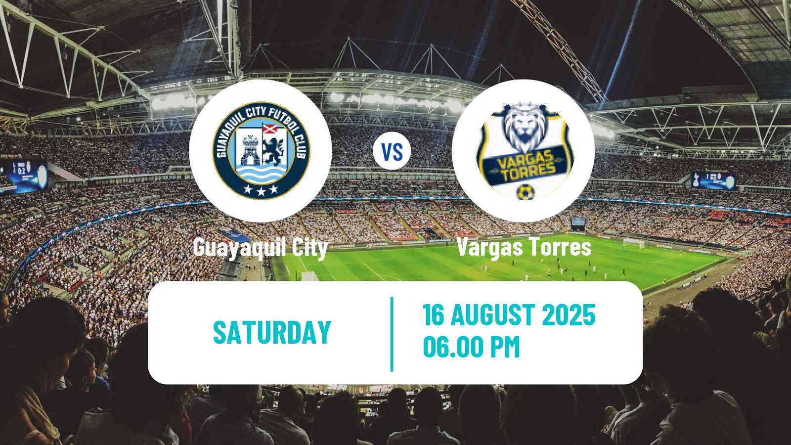 Soccer Ecuadorian Serie B Guayaquil City - Vargas Torres