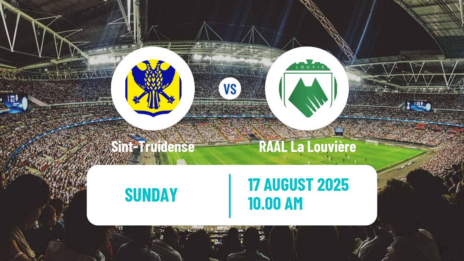 Soccer Belgian Jupiler Pro League Sint-Truidense - RAAL La Louvière